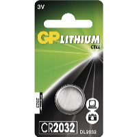 Lithiová knoflíková baterie GP CR2032 1ks