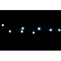 Vánoční LED osvětlení 100 diod kuličky, studená bílá