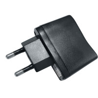 Síťový adaptér na USB, černý