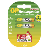 GP Batteries Nabíjecí baterie GP NiMH AAA 2 ks 950 mAh