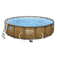 Bazén Power Steel Wood Swim Vista 5,49 x 1,22 m set včetně příslušenství