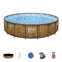 Bazén Power Steel Wood Swim Vista 5,49 x 1,22 m set včetně příslušenství