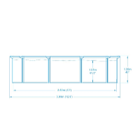 Bazén Hydrium 3,6 x 1,2 m set včetně příslušenství