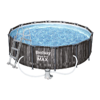 Bazén Steel Pro Max Wood 3,66 x 1 m set včetně příslušenství