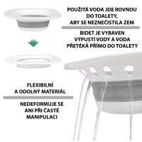 Přenosný bidet s pumpičkou