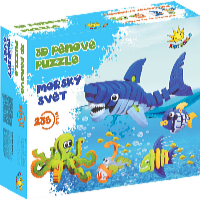 3D pěnové puzzle Mořský svět