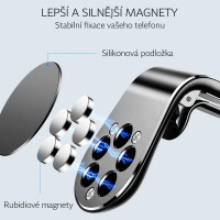 Magnetický držák telefonu do ventilace auta AirGrip