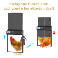 Automatická programovatelná dvířka ke kurníku PFS-155
