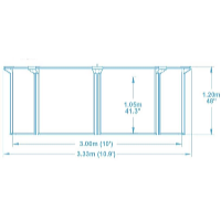 Bazén Hydrium 3 x 1,2 m set včetně příslušenství