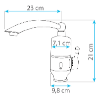 Baterie s elektrickým ohřevem vody TERMO QUICK HY30-05