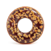 Nafukovací kruh Nutty Chocolate Donut 114 cm