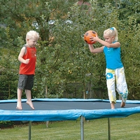 Kryt pružin na trampolínu 180 cm, modrá