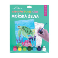 Malování podle čísel - Mořská želva
