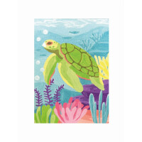 Malování podle čísel - Mořská želva