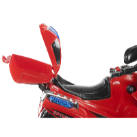 Dětská elektrická motorka Rallye červená