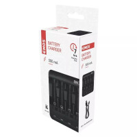 Nabíječka baterií pro 4 x AA/AAA, 300 mA, napájení USB 5V/1A, BCN-40