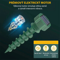Garden King Solární odpuzovač krtků a hadů 3EFFECT SD-SL500 2 ks