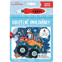 Kouzelné omalovánky - auto-moto