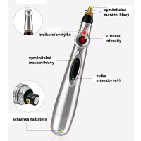 Akupunkturní masážní pero ACTIVE 3v1 W-912