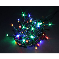 Solární světelný LED řetěz 100 diod, 10 m, multicolor