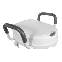 Zvýšené sedátko na WC s poklopem a madly DELUXE BTM580