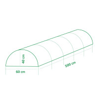 Garden King Zahradní tunel 500 x 40 x 60 cm