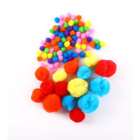 Tvořivá sada - bambulky, drátky a oči