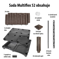 Modulární vyvýšený záhon MULTIFLEX 52