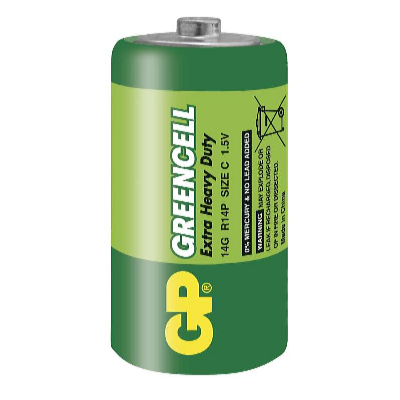 Zinkochloridová baterie GP R14 C 1ks