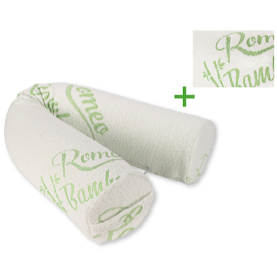 Romeo Tvarovatelný válec FLEXI MEMORY BAMBOO 68 x 10 cm + náhradní povlak BAMBOO