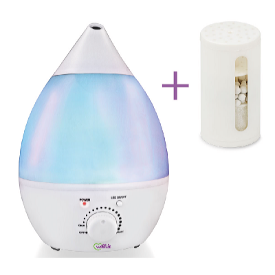 Wellife Elektrický zvlhčovač vzduchu 25 W JF-010 s náhradním filtrem