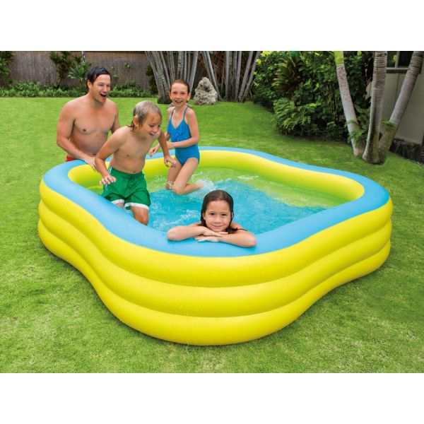 Intex Nafukovací bazén Beach Wave 229 x 229 x 56 cm žlutá