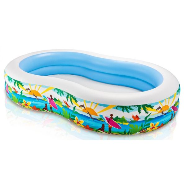 Intex Dětský bazén Rajská laguna 2,62 x 1,6 x 0,46 m
