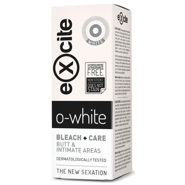 Bělicí krém na intimní partie Excite O-white bleach + care 50 ml