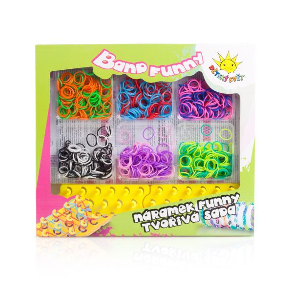 Kids World Tvořivá sada - náramek FUNNY