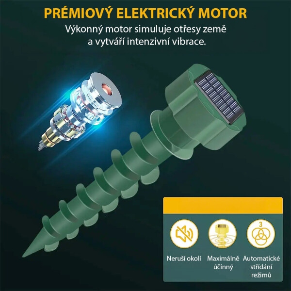 Garden King Solární odpuzovač krtků a hadů 3EFFECT SD-SL500 2 ks