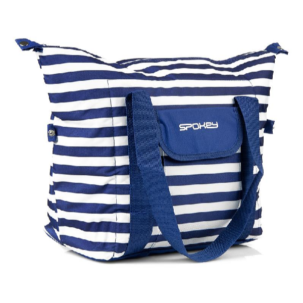 Plážová taška SAN REMO 52 x 20 x 40 cm, pruhy námořnická modrá