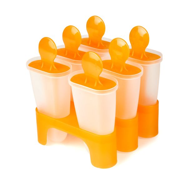 Tvořítko na zmrzlinu 6 ks oranžová