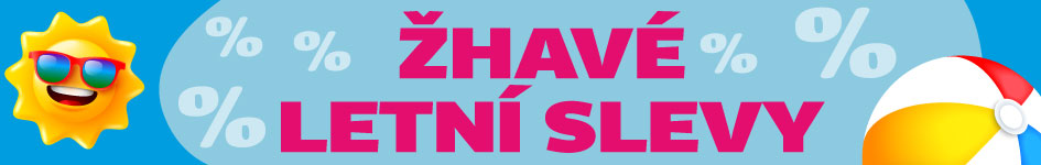 <span style="color:#e00e6d;background-color:#8DC9E1;">Žhavé letní slevy</span>